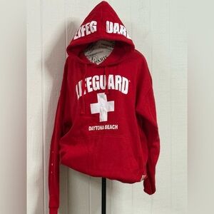 Red Lifeguard Hoodie